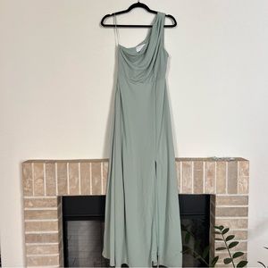 birdy grey sage bridesmaid dress